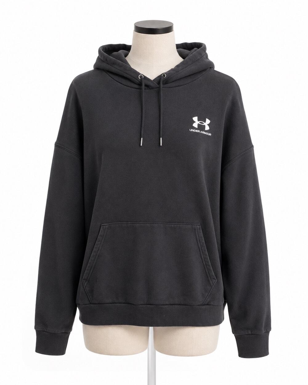 Under Armour Black Hoodie Sweatshirt Size XL Logo Pullover Athletic Activewear